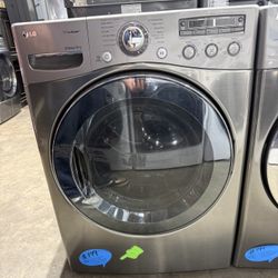 LG Stainless steel gas dryer 