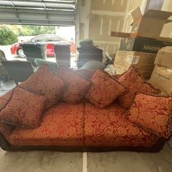 Beautiful Fabric Couch