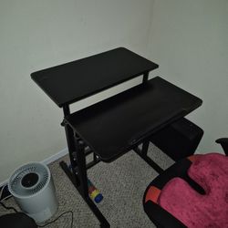 Miniature Work From Home Desk With Gaming Chair
