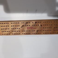 Vintage Coca-Cola Cribbage Board with 5 Metal Pegs