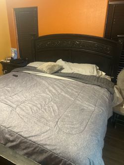 King Size bed & mattress