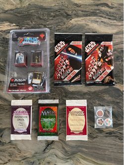 MTG Vintage Packs (the Dark, FE, Homelands) + World’s Smallest MTG + Star Wars