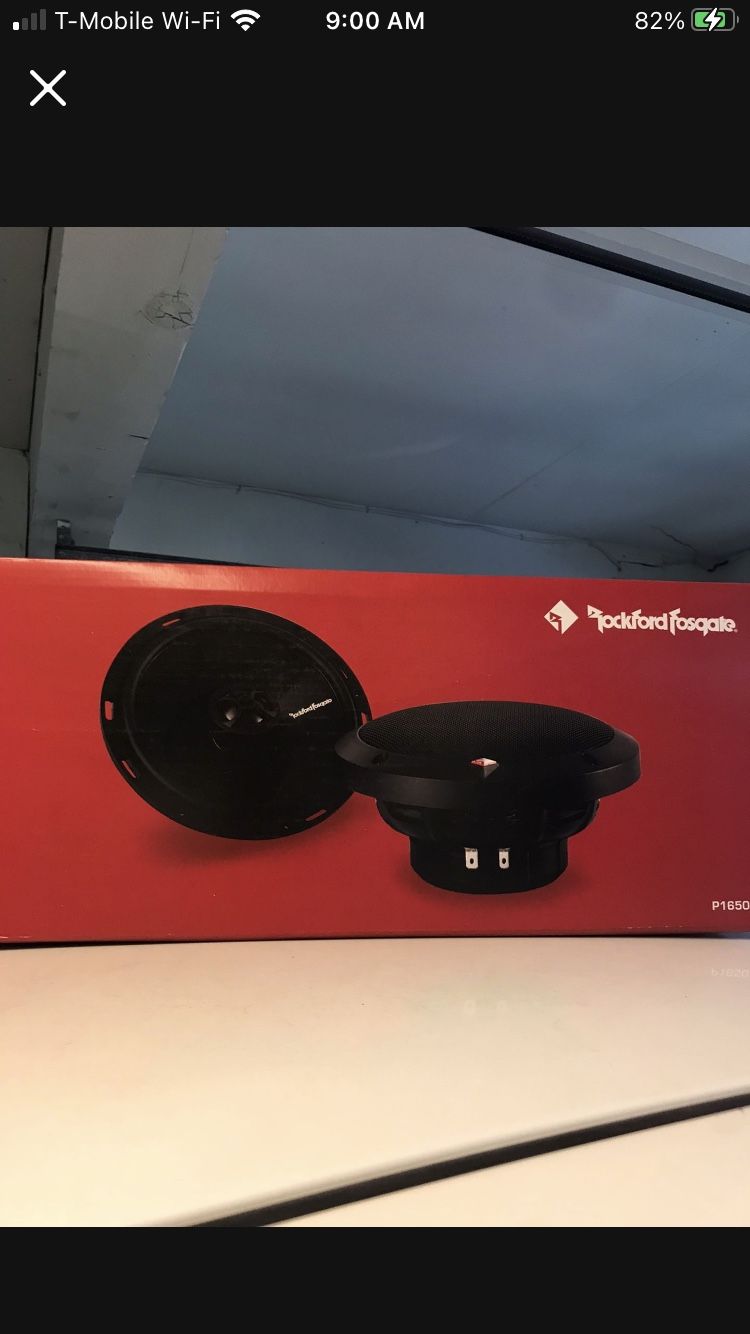 Rockford Fosgate 6.5 Speakers P1650 Brand New