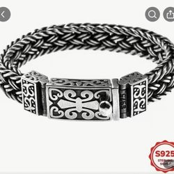 Silver Plated Men’s Bracelet 