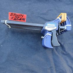 Irwin, quick grip.
Five clamps
