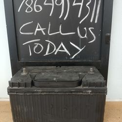 Semi Truck Interstate Batteries 