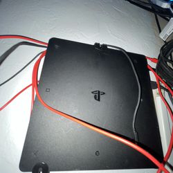 PS4 With Two Controllers And Game 