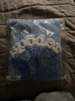 Sp5der Web Hoodie Blue Medium