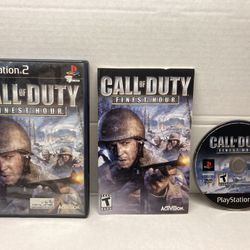 PlayStation 2 Call Of Duty: Finest Hour