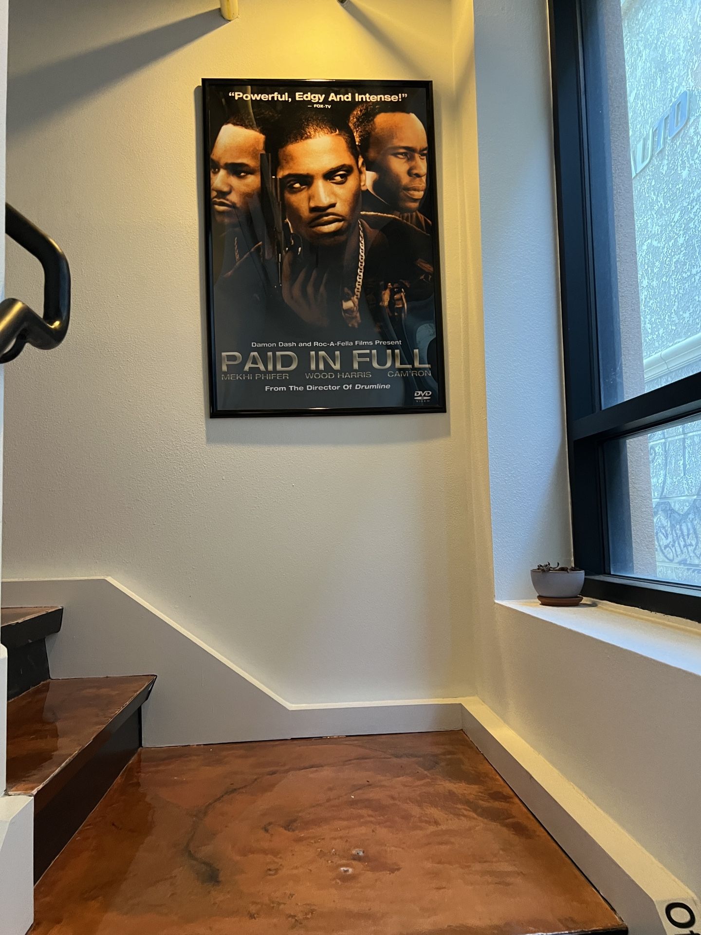 Movie Poster Framed "Paid In Full" 27x40
