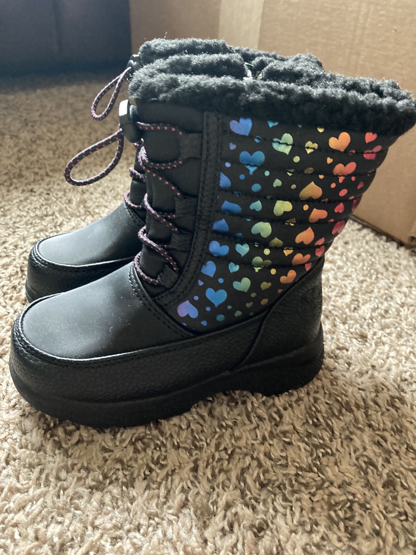 Totes Kids Waterproof Winter Snow Boots Size 8