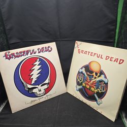 Grateful Dead Vinyl LP Lot Steal Your Face & Reckoning 2LP Double Albums VG