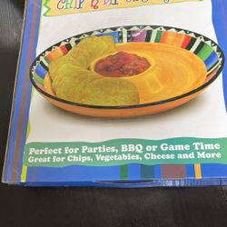 Chip and Dip Serving Set. (New in box)
