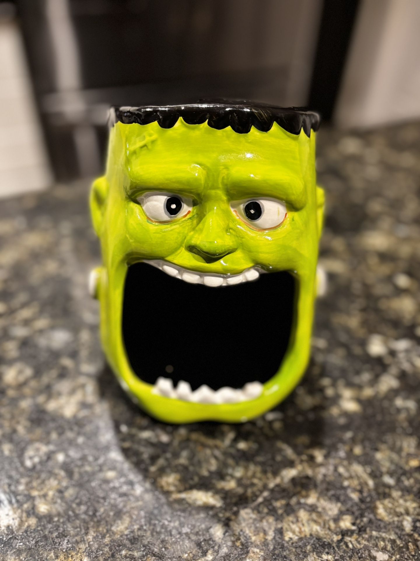 Ceramic Frankenstein Candy Dish