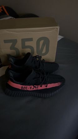 Yeezy Boost 350V2.0 Black/Red Size 10.5 Men’s Brand New