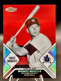 Mickey Mantle 2006 Topps Finest Moments #MMFM15 Refractor 245/399