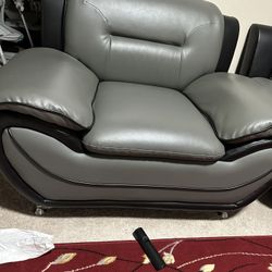 Leather Sofa 