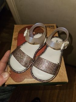 Mini Melissa 6c Glitter Sandal