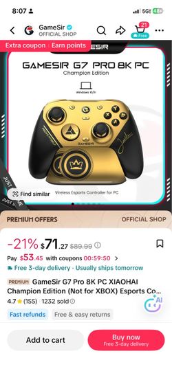 GameSir Wireless Controller Gold Edition