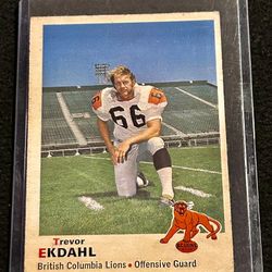 1970 O-Pee-Chee Trevor Ekdahl CFL 