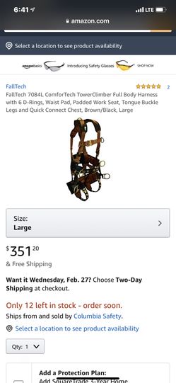 Fallteck hatness and Scorpion lanyard