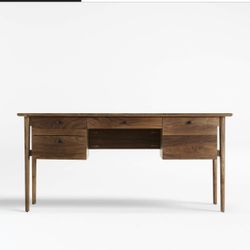 Crate & Barrel Desk Walnut