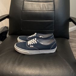 Blue Vans Size 9