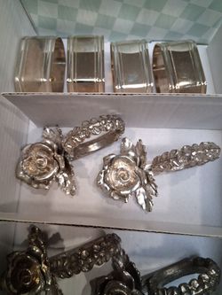 Vintage Napkin Rings $10 per set.