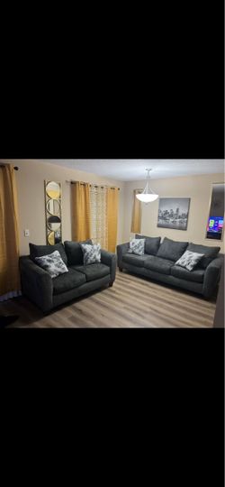 Couch and love seat set