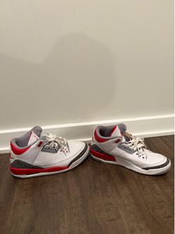 Fire red 3s