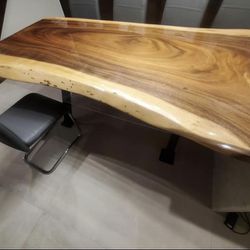 Live Edge Wood Dining Table