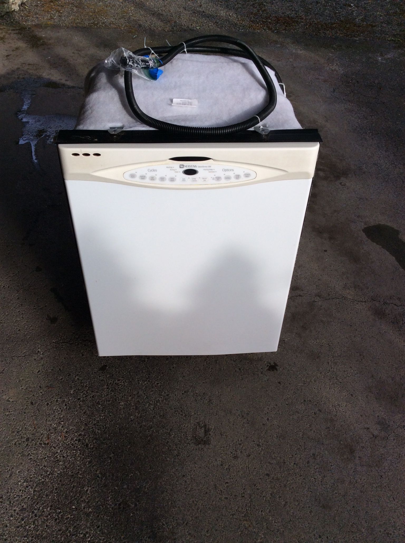 Maytag White Dishwasher