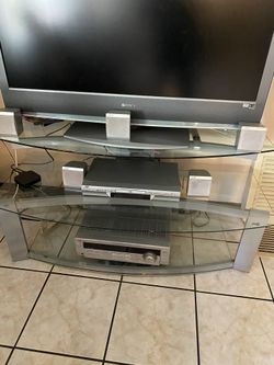 TV STAND (glass)