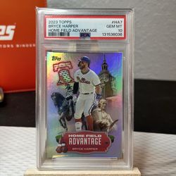Bryce Harper Home Field Advantage CASE HIT  PSA 10