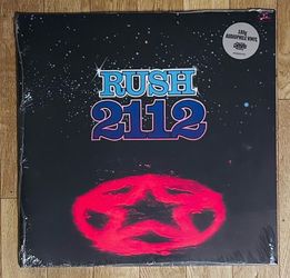 Rush Vinyl Record 180gram - 2112 - New Sealed