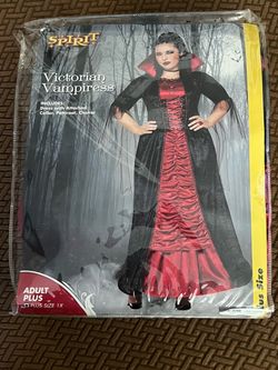 Women’s Spirit Halloween Plus Size Victorian Vampiress Costume 1X