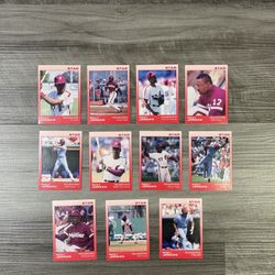 1988 Star Card “Ricky Jordan” 1-11 Complete set