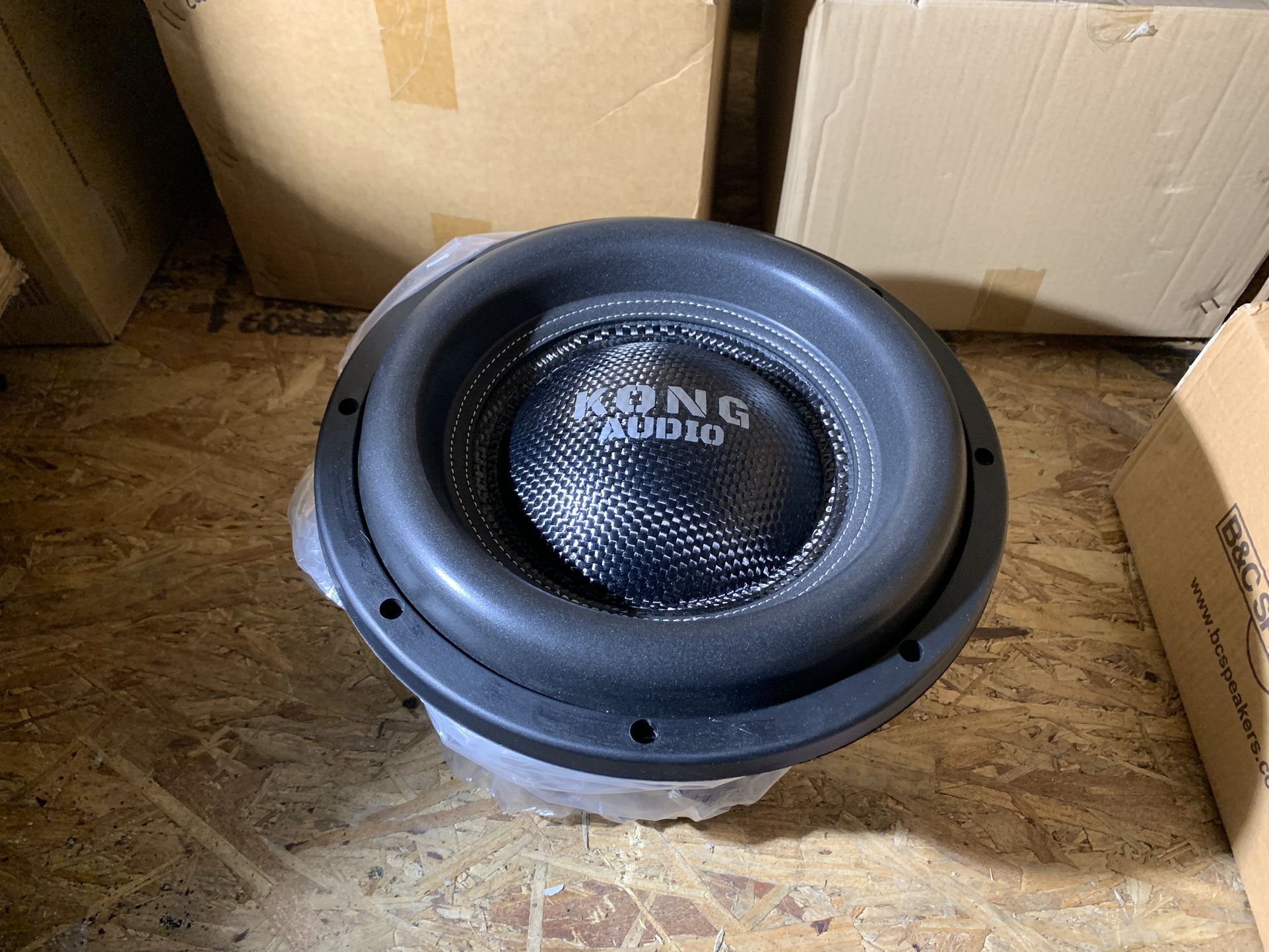 New 12” Kong Audio 3500w Max Power Subwoofer $260