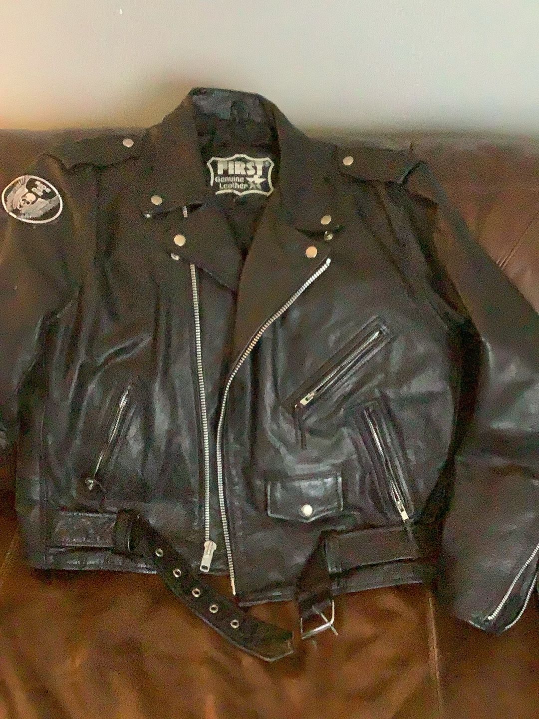 Mens Leather Motorcycle Jacket