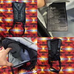 Fox Racing Small Bicycle MTB Black Gray Backpack NO WATER PACK