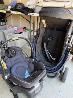 Car seat and stroller combination
