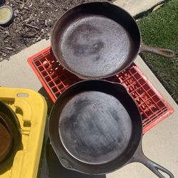Grandpa Mix Lot of Cast Iron Pans & Pots