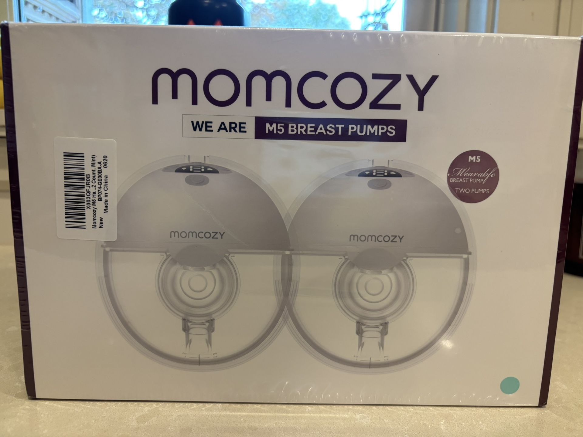 Momcozy M5 Wearable Breast Pumps - New In Box
