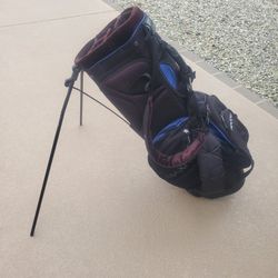 Maxfli 7 Way Stand Bag Black/Blue 