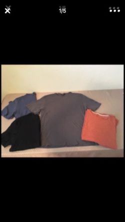 4 Men’s large shirts Kirkland Banana republic