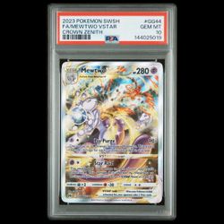 Pokemon PSA 10 Mewtwo VSTAR - Crown Zenith: Galarian Gallery (CRZ:GG)