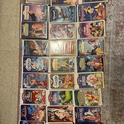 Vintage Vcr Disney Movie Collection 