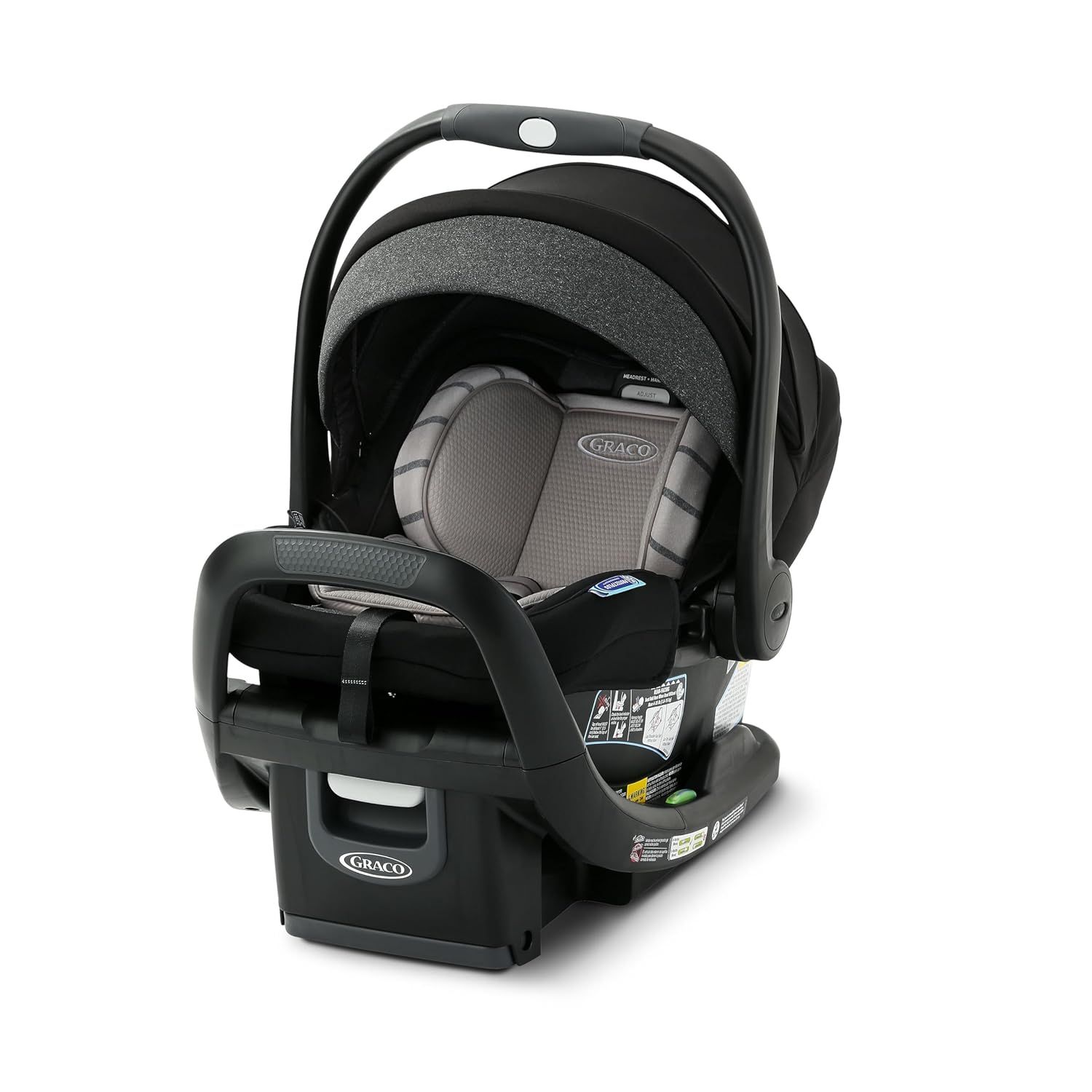New/See Details! Graco SnugRide SnugFit 35 DLX Infant Car Seat w/ Anti-Rebound Bar 4-30 lbs, Maison (#1673)