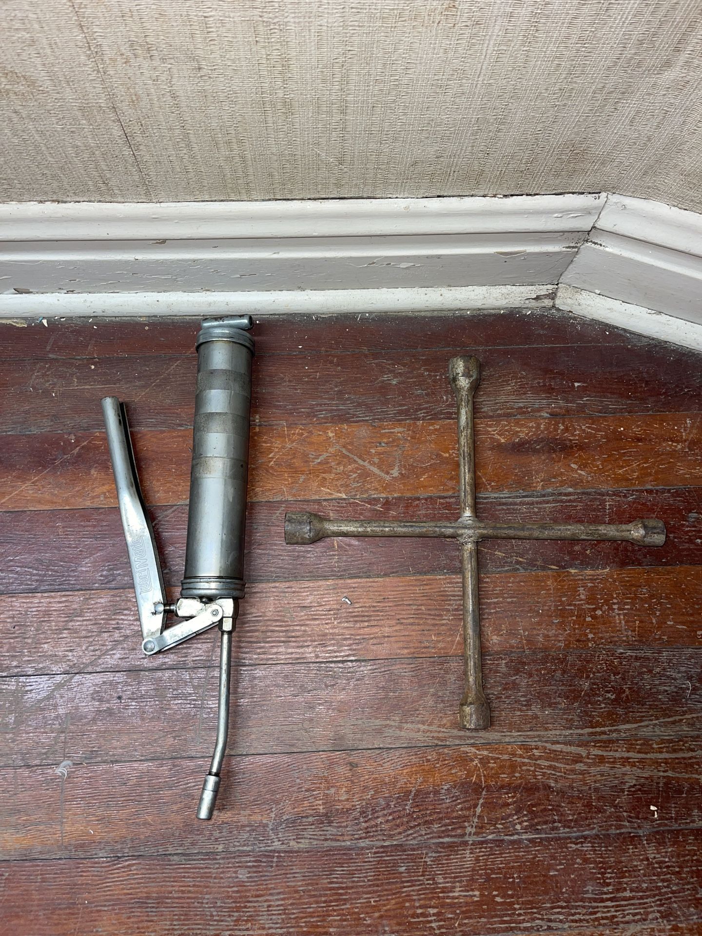 Grease Gun & Handle ($10 Both)