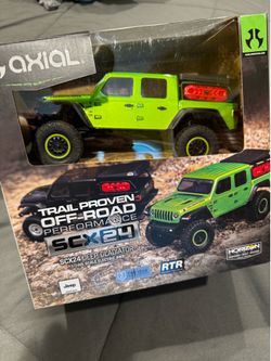 Axial SCX24 Jeep Gladiator RC Rock Crawler – Like New, Used Twice